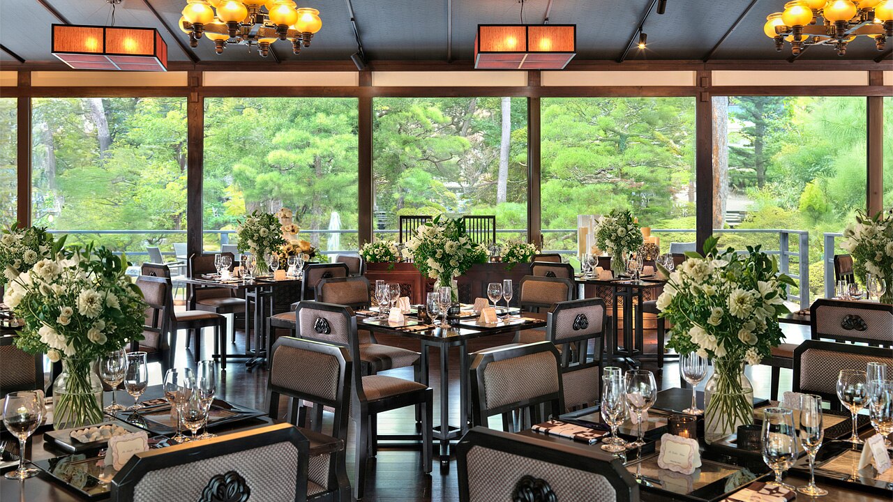 邸宅内の披露宴会場